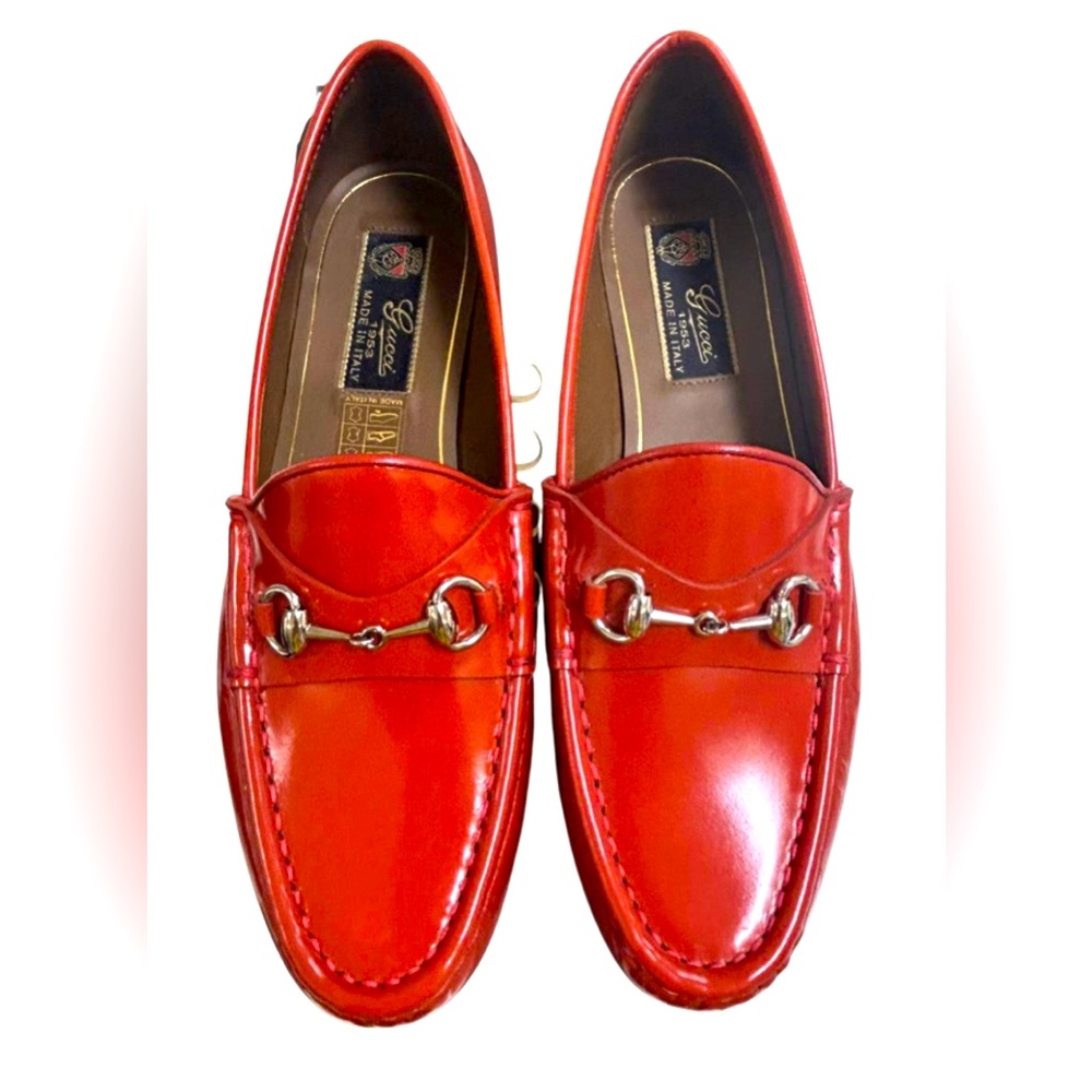 Gucci 1953 Red Patent Leather Horsebit Loafer | Classic Originals